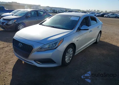 2016 Hyundai Sonata Hybrid Se из США, поврежденный, VIN KMHE24L11GA011679